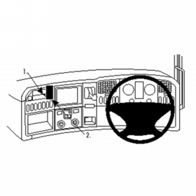 Scania G Series 2010-2018 Brodit Heavy-Duty Device Mount