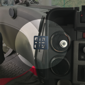 Renault T Series 2013> Angled Heavy-Duty Mount