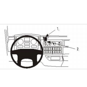 MAN TG-Series 2000-2014 Heavy-Duty ProClip Centre Mount - LHD