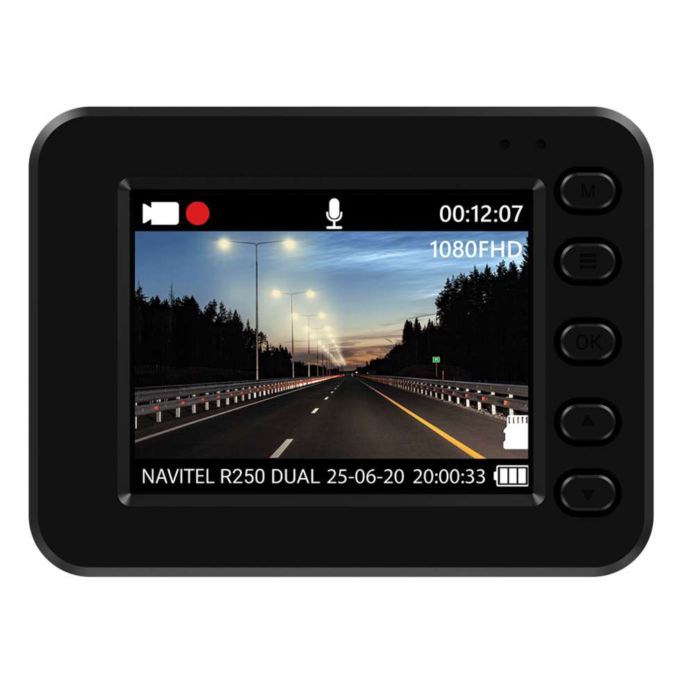Navitel R250 Dual Front and Rear-Facing Dash Cam