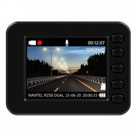 Navitel R250 Dual Front and Rear-Facing Dash Cam