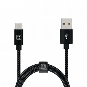 PW3R Nylon Braided Cable USB-A to USB-C