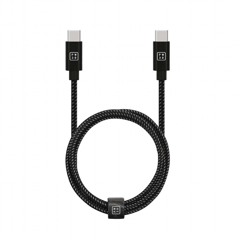 PW3R Nylon Braided Cable USB-C to USB-C