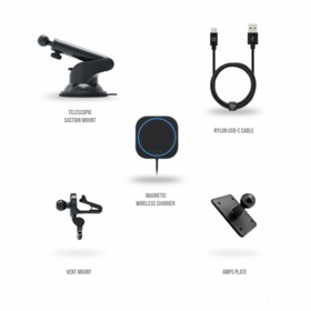 Magnetic Wireless Charger compatible with Brodit ProClip