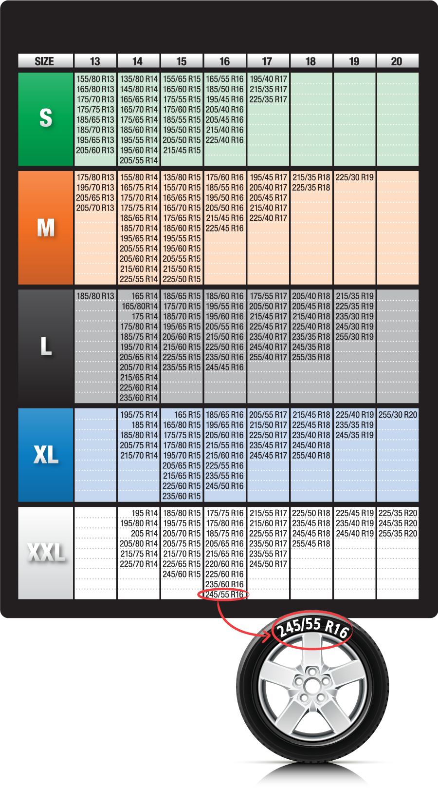 Snow Sock Winter Driving Small