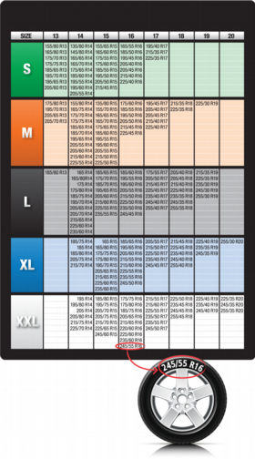 Snow Sock Winter Driving Small